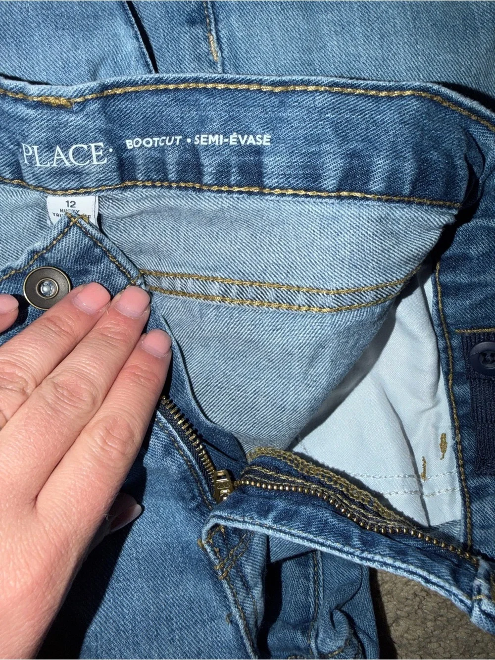 The Children's Place Light Blue Kids' Denim Jeans Trio